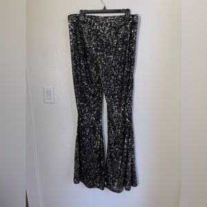 Zara Sheer Sequin Pants